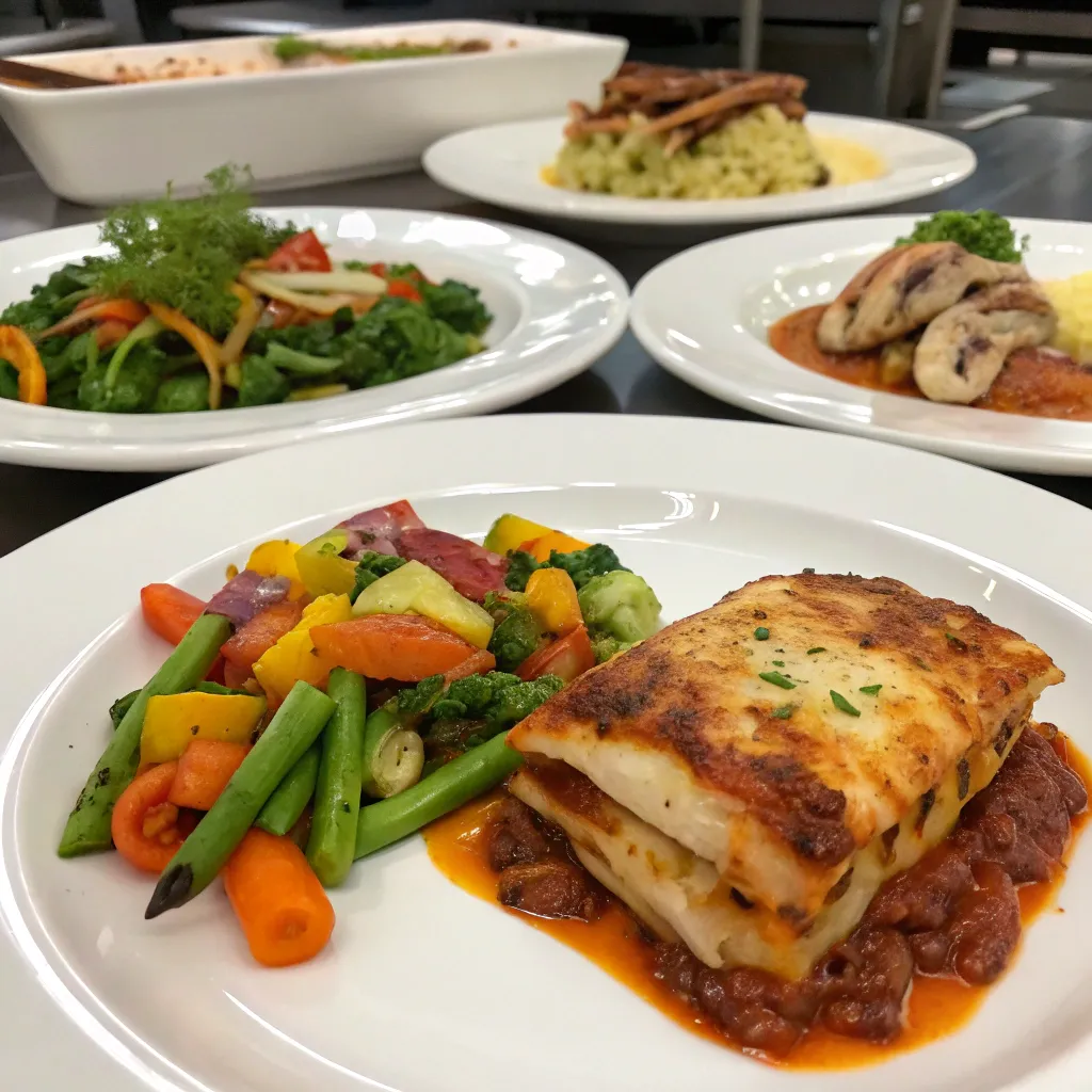 Delicious frozen meals prepared in our course