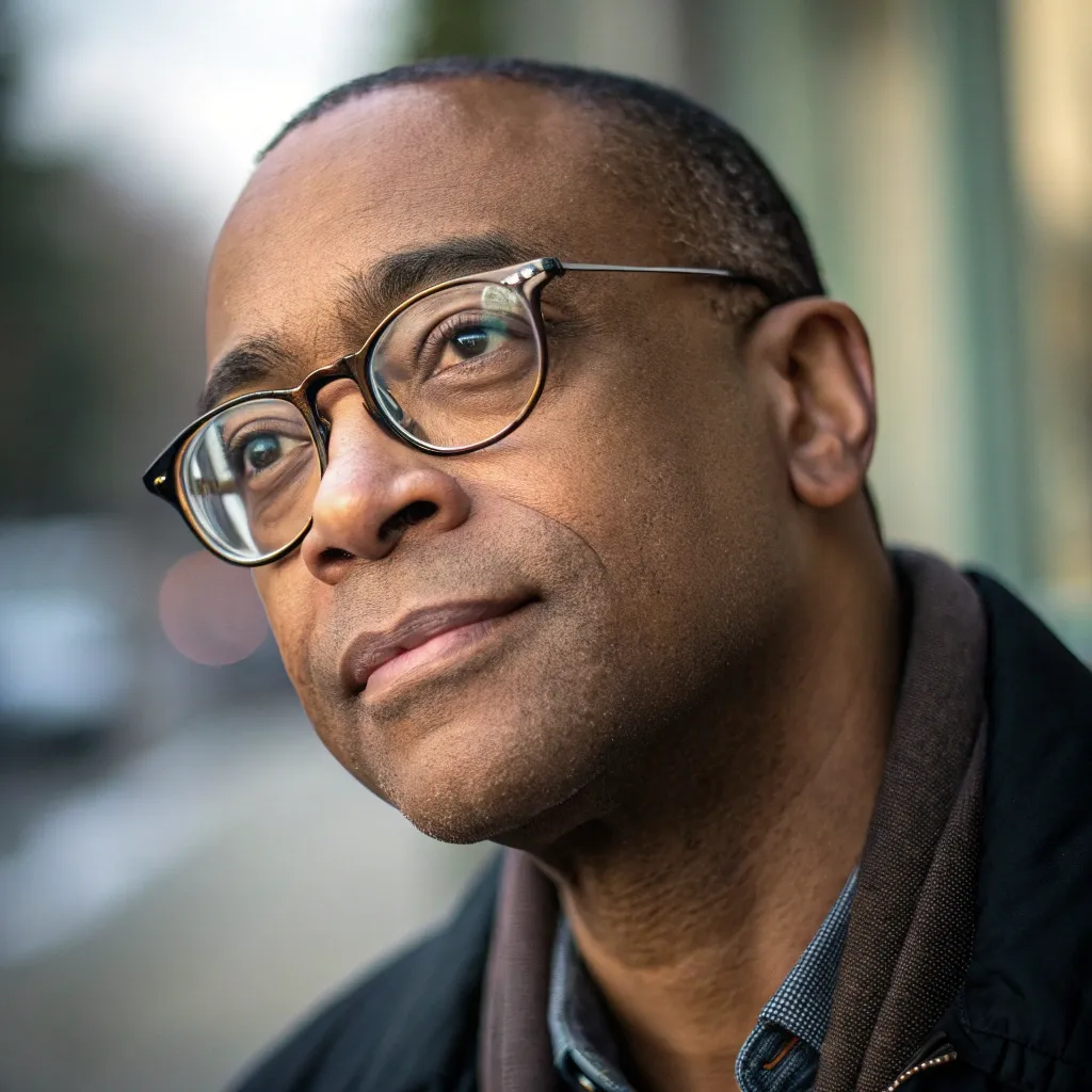 Portrait of John Smith wearing glasses